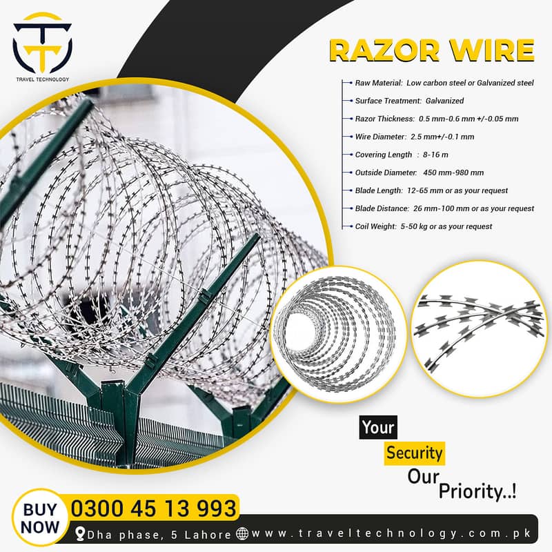 Galvanized Razor Wire /Razor Wire 0