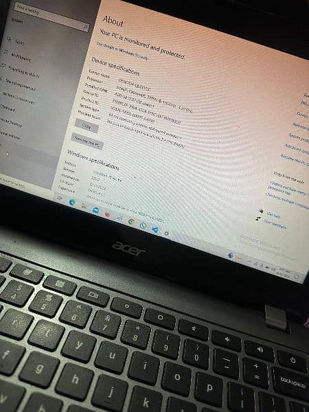 Acer laptop 4/128 4