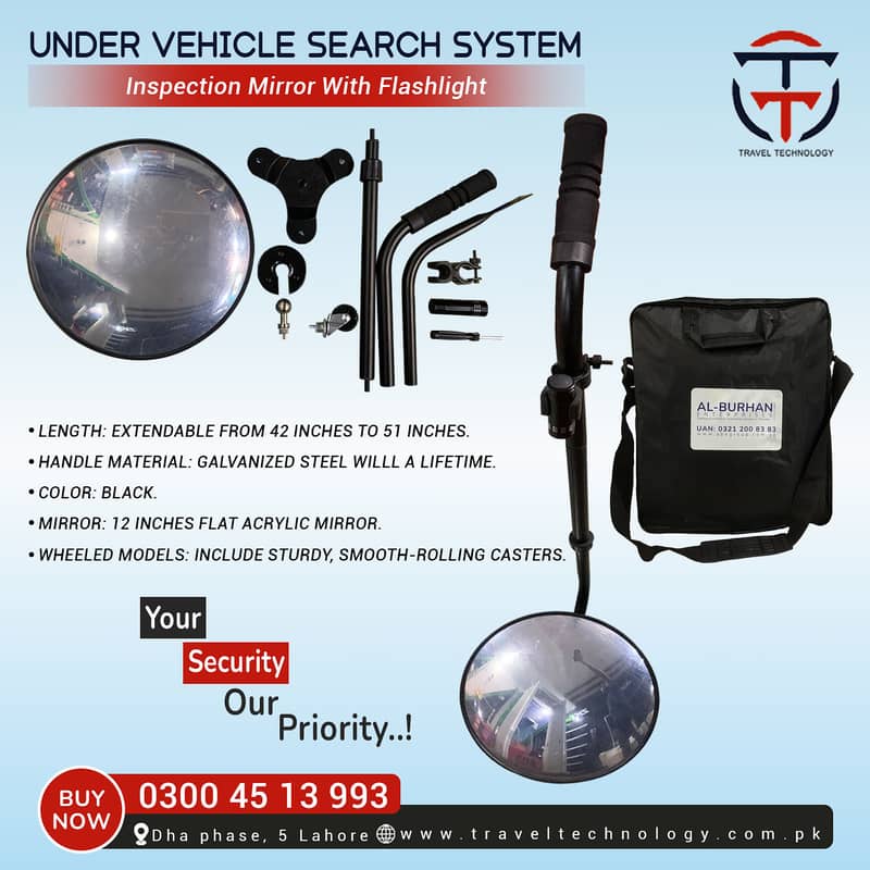 Under Vehicle Search Mirror 0