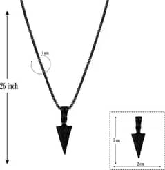 Arrow shaped pendant for boys