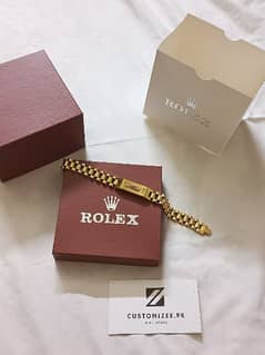 rolex bracelet with Name Engraved