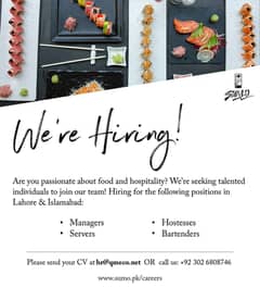 Restaurant Supervisor – Fine Dining