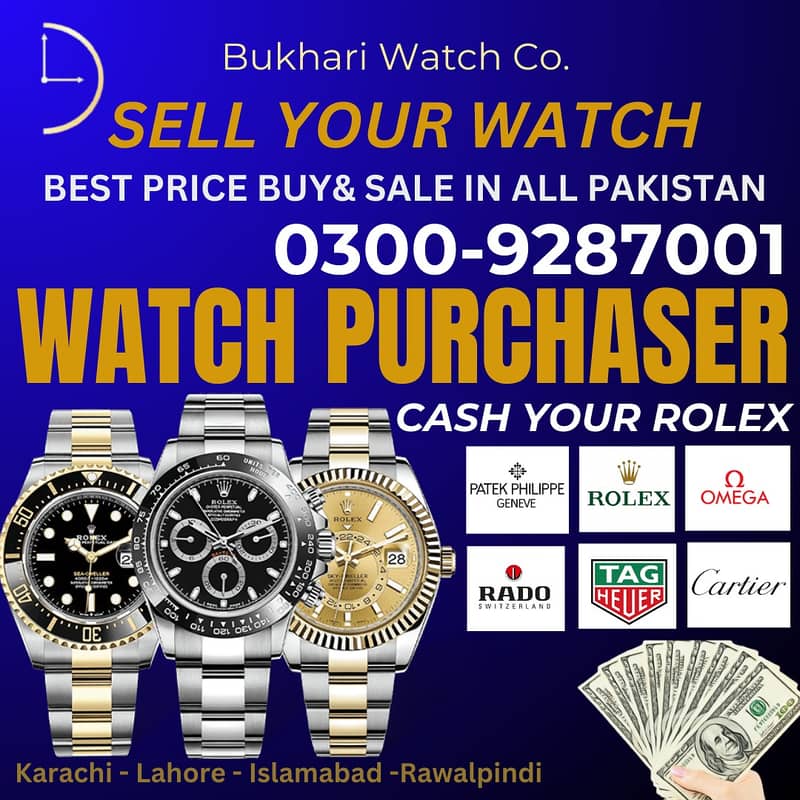 sell watch Buyer Rolex longines hublot tudor Audemars piguet Raymond w 1