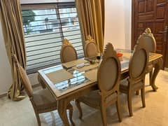 Dining table with chairs