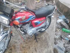 honda 125 red clour