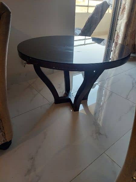 wooden table set for sell 1