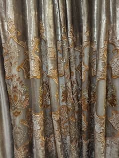 4 pieces velvet curtains for extra large window