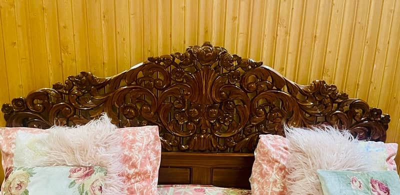 Solid wood bed 3