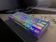 Red Dragon K630 full rgb mechanical keyboard white color brown switch