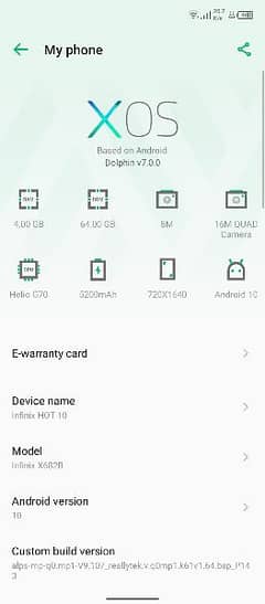 infinix hot 10 0