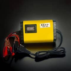 EZee- DIGITAL 4A 12V Automatic Universal Battery Charger