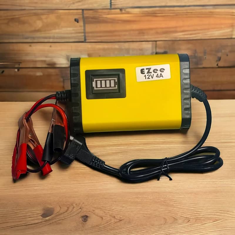 EZee- DIGITAL 4A 12V Automatic Universal Battery Charger 2