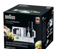 Braun brand food factory, slightly used ,all part availble with box