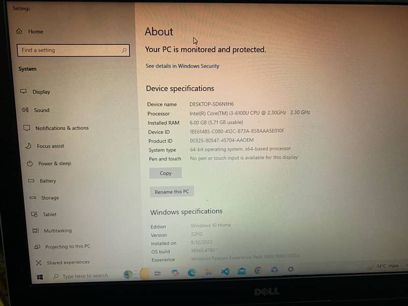 Dell core i3 128gb SSD 2