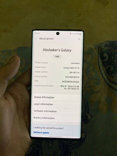 Samsung galaxy Note 10 5g Exchange (iPhone) 13