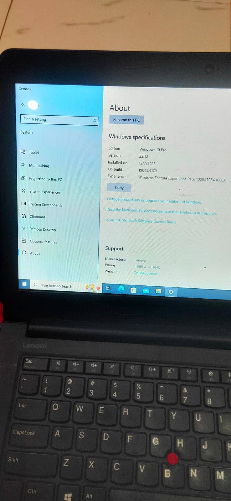 For Sale: Lenovo ThinkPad with Ryzen Processor | 8GB RAM | AMD Radeo 12