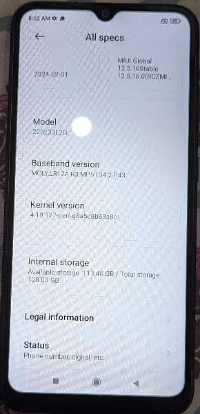 Redmi 10A 4+2/128 Used 9/10 Condition 8