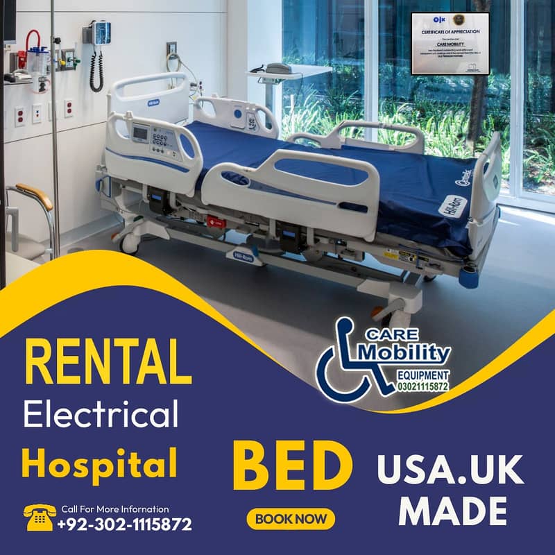 Electric Bed ON Rent / Hospital Bed  /ICU Bed / Hospital bed for Rent 6