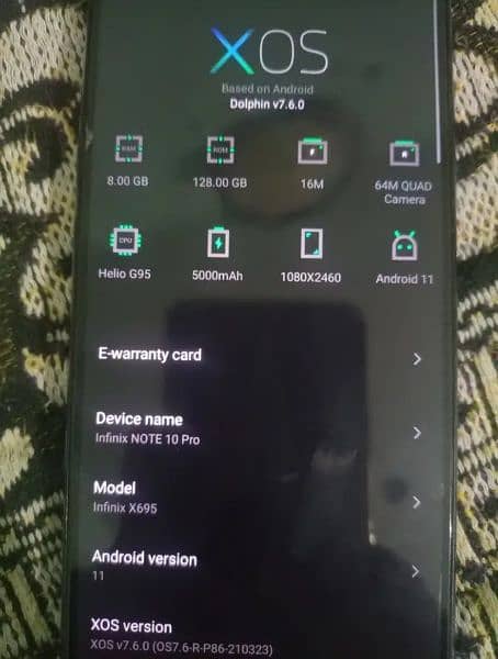 infinix note 10 pro 8/128 4