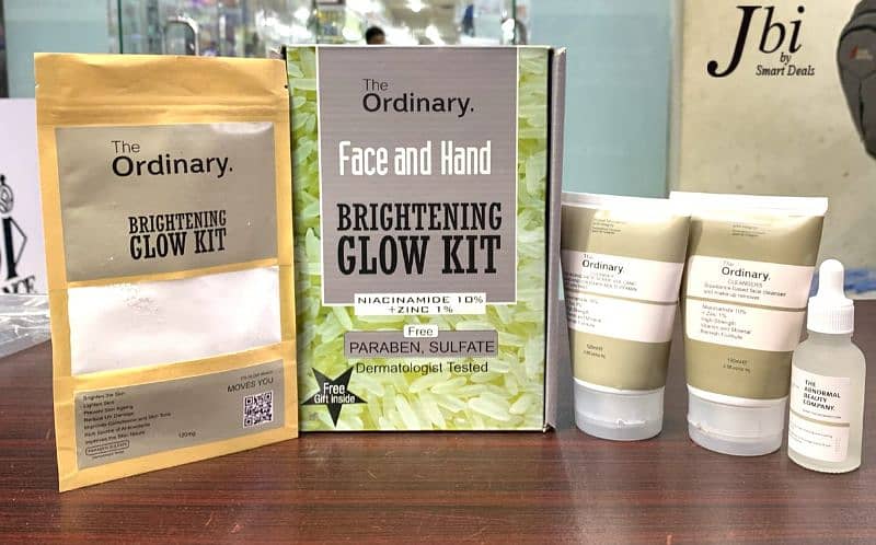 Jbi Cosmetics 
*The Ordinary. *
Niacinamide Brightening Glow kit 1