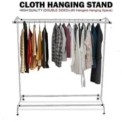 Double Sided Cloths Hanging Stand