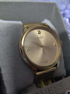 Guess golden watch