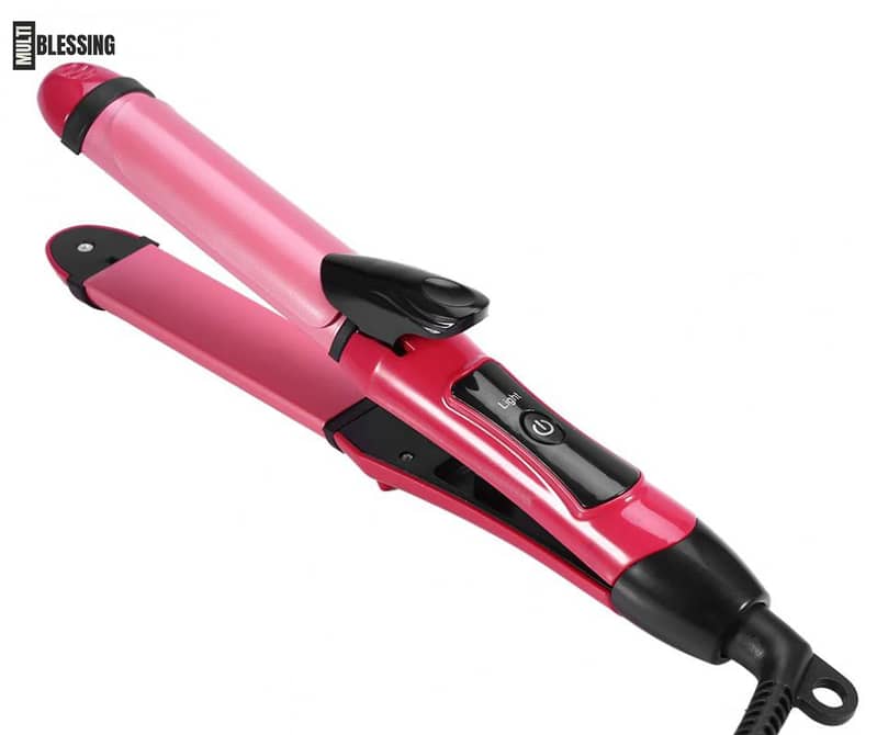 NOVA 2 in 1 Hair Curling and Straightening Set 2