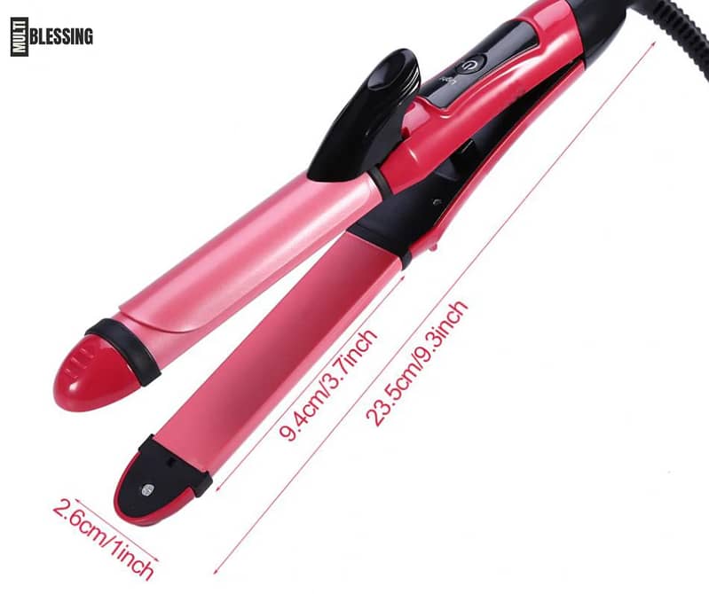 NOVA 2 in 1 Hair Curling and Straightening Set 3