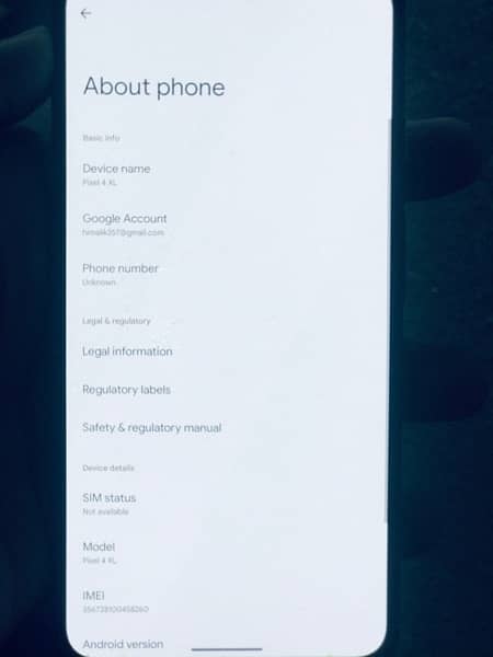 Google pixel 4xl non pta watter pack 0