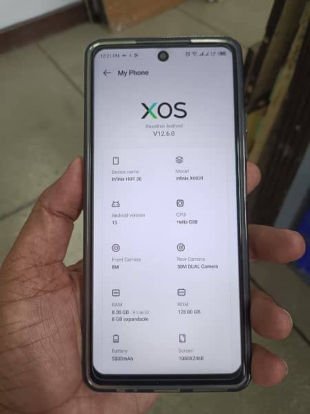 infinix hot30 8gb+8gb 128gb condition good 1