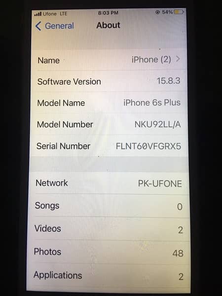 IPHONE 6S PLUS PTA APROVED 3