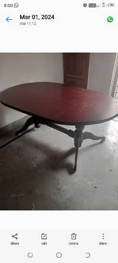 urgent sail dinng table