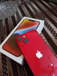 iphone 14 10/10 condition red colour