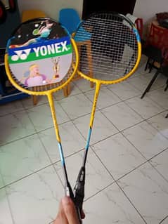 Yonex Voltric Force Badminton Rackets with Two Covers in New Condition