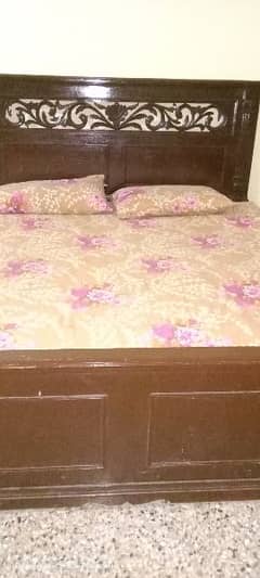 king size double bed with mattress 0