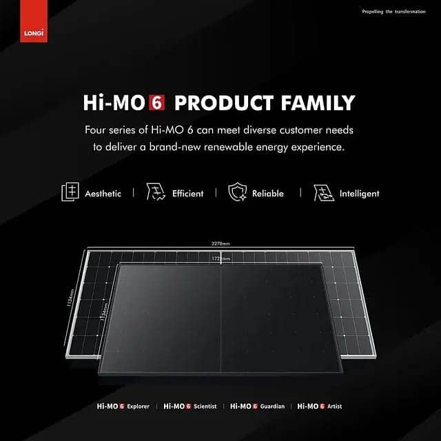 solar panel longi / solar system /Longi 5