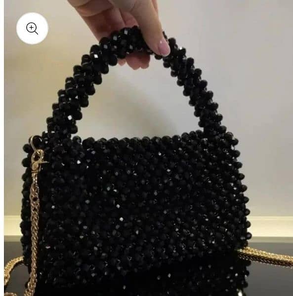 crystal&pearl beads fancy bag 3