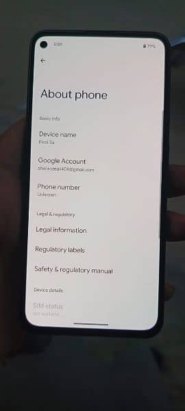 Google pixel 5a 5g 7