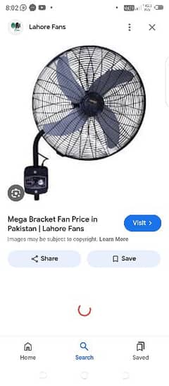 celling fan and bracket fan midium size