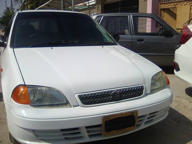 SUZUKI CULTUS VXR MODEL 2004 WHITE BEHTREEN CONDITION CALL 03401394443 4