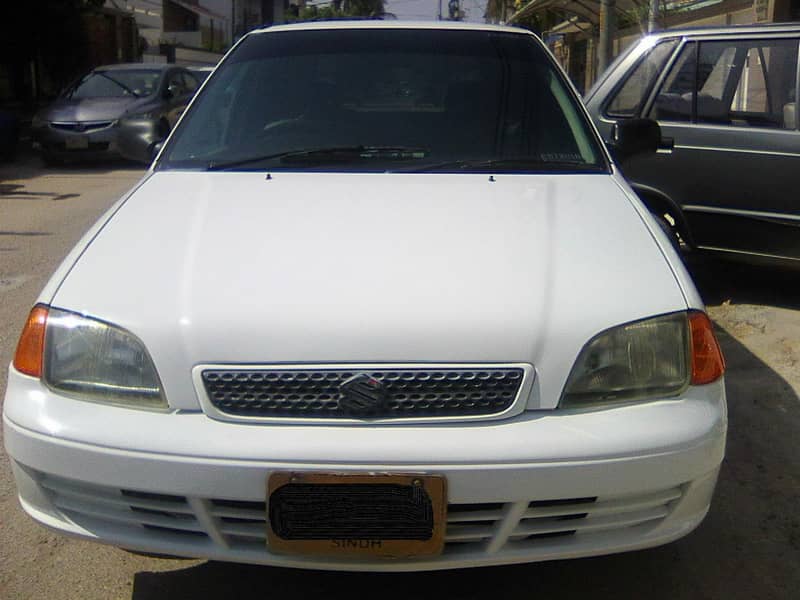 SUZUKI CULTUS VXR MODEL 2004 WHITE BEHTREEN CONDITION CALL 03401394443 8