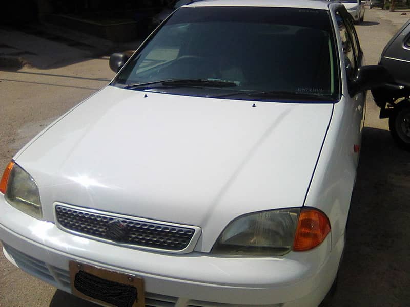 SUZUKI CULTUS VXR MODEL 2004 WHITE BEHTREEN CONDITION CALL 03401394443 12