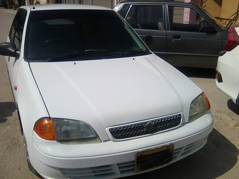 SUZUKI CULTUS VXR MODEL 2004 WHITE BEHTREEN CONDITION CALL 03401394443 16