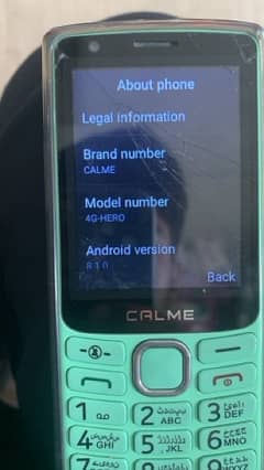 calme mobile only touch broken