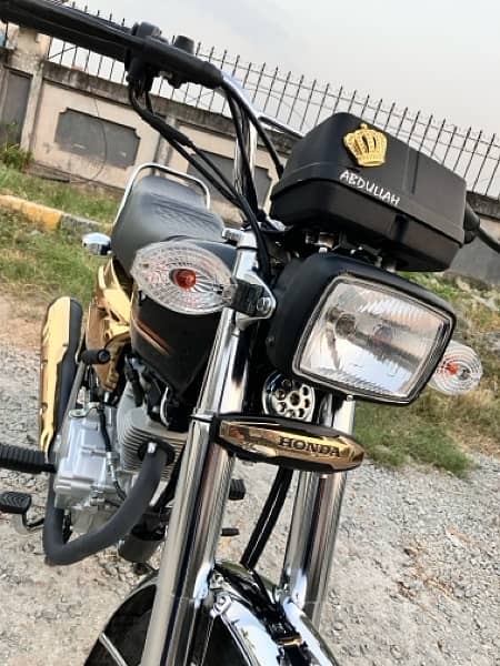 CG 125 se gold edition black 11