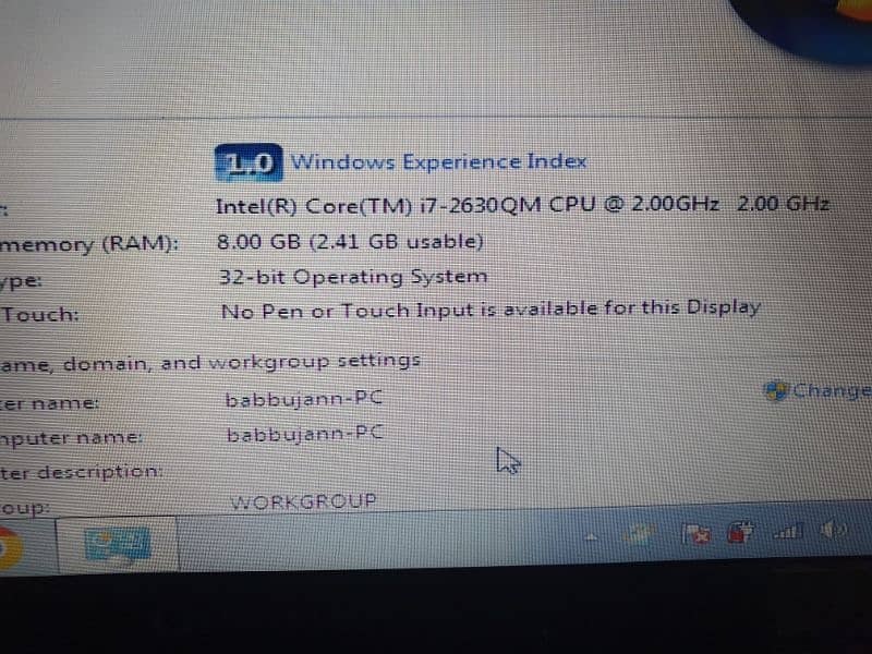 Laptop core i7 8/512 in affordable price 5