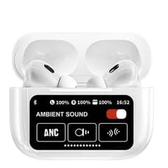 A9 pro Touch Screen ANC Wireless Headset TWS Noise Cancelling Earbuds