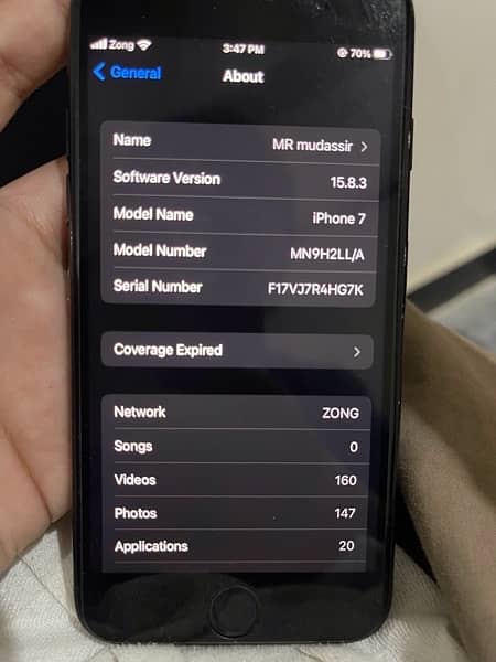 iphone 7 pta approve 128 gb 10/10 condition 3