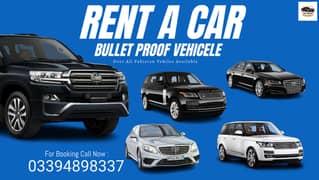 Bullet Proof Vehicles , Rent A Car , Rental Car In Lahore Avalaibale