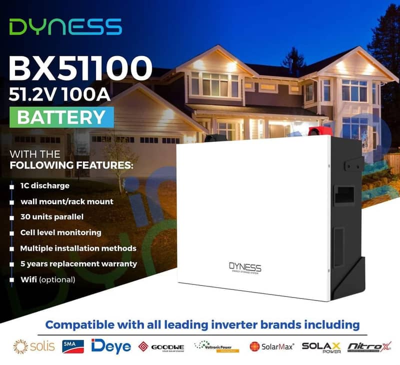 Dyness 51.2V Lithium Ion Battery: Unmatched Power with 6000 Life Cycl 0